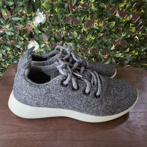 Allbirds Men’s Wool Runner Grey Natural Size 8